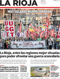 Portada periódico La Rioja 