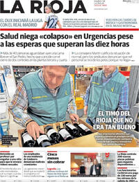 Portada periódico La Rioja 