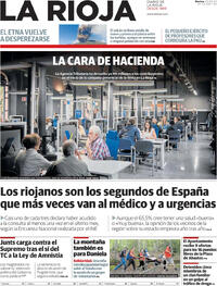 Portada periódico La Rioja 