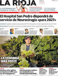 Portada periódico La Rioja 