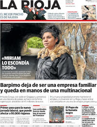 Portada periódico La Rioja 
