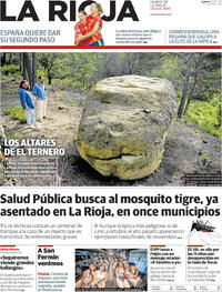Portada periódico La Rioja 