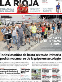 Portada periódico La Rioja 