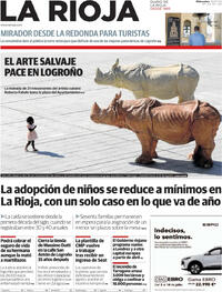 Portada periódico La Rioja 