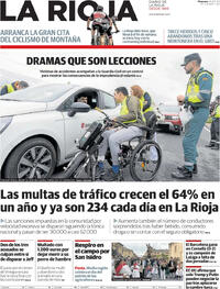 Portada periódico La Rioja 
