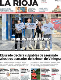 Portada periódico La Rioja 