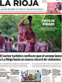 Portada periódico La Rioja 