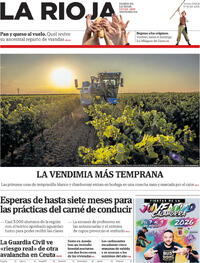 Portada periódico La Rioja