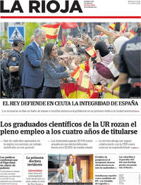 Portada periódico La Rioja