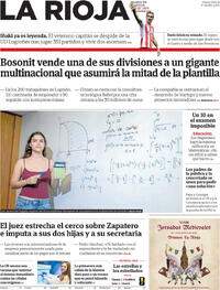 Portada periódico La Rioja
