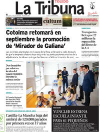 Portada periódico La Tribuna de Toledo