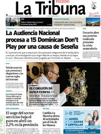 Portada periódico La Tribuna de Toledo