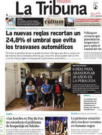 Portada periódico La Tribuna de Toledo