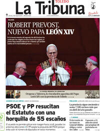 Portada periódico La Tribuna de Toledo