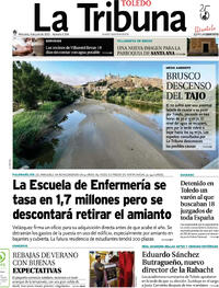 Portada periódico La Tribuna de Toledo