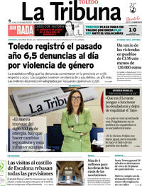Portada periódico La Tribuna de Toledo