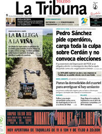 Portada periódico La Tribuna de Toledo