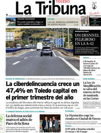 Portada periódico La Tribuna de Toledo