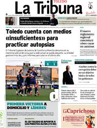 Portada La Tribuna de Toledo 2025-10-20