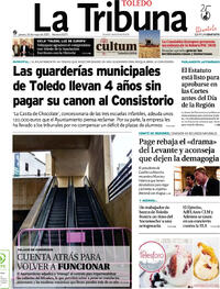 Portada periódico La Tribuna de Toledo