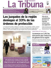 Portada La Tribuna de Toledo 2025-11-25
