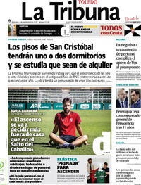 Portada La Tribuna de Toledo 2026-09-02