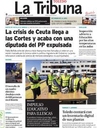Portada periódico La Tribuna de Toledo