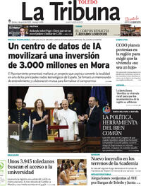 Portada La Tribuna de Toledo 2026-06-09
