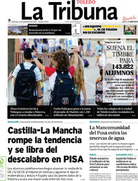 Portada La Tribuna de Toledo 2026-09-09