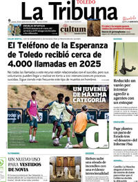 Portada La Tribuna de Toledo 2026-09-10