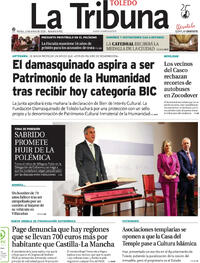 Portada La Tribuna de Toledo 2026-01-13
