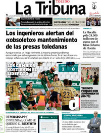 Portada La Tribuna de Toledo 2026-02-16