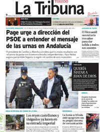 Portada La Tribuna de Toledo 2026-05-19