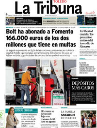 Portada periódico La Tribuna de Toledo