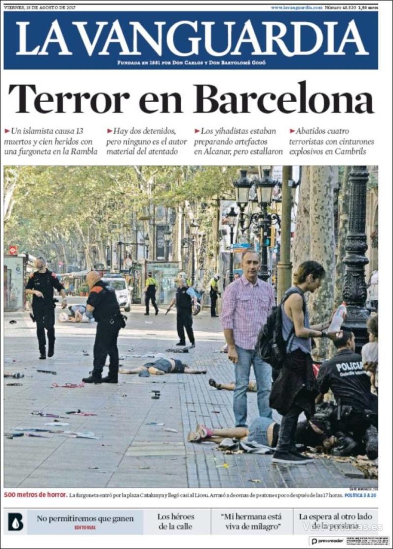 Portada El Correo 2017-08-18