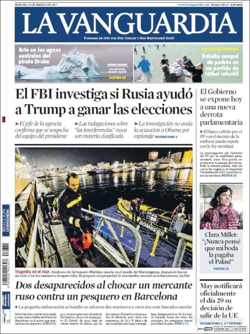 Portada El Correo 2017-03-21