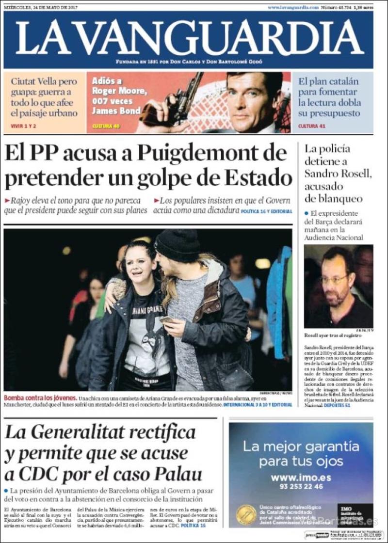 Portada El Correo 2017-05-24