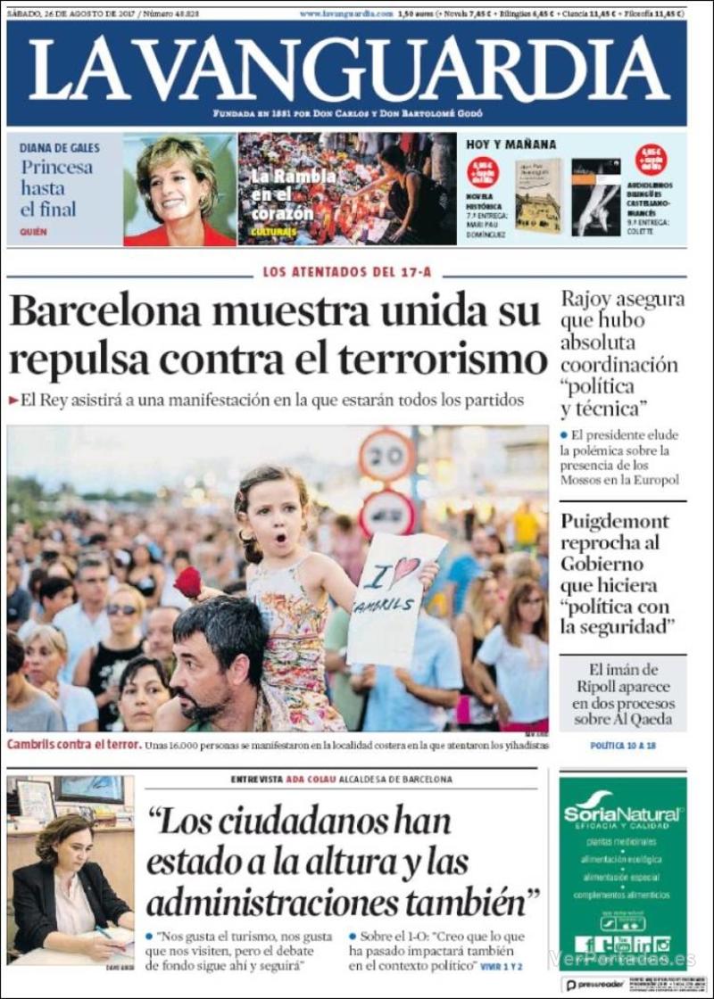 Portada El Correo 2017-08-26