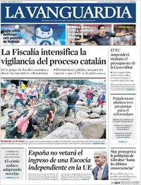 Portada La Vanguardia 2017-04-03
