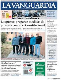 Portada La Vanguardia 2018-12-01