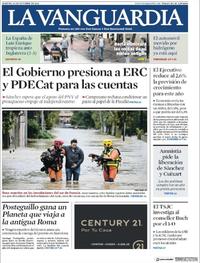 Portada La Vanguardia 2018-10-16