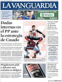 Portada La Vanguardia 2018-10-22