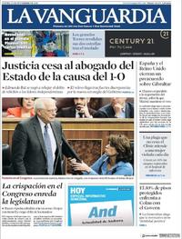 Portada La Vanguardia 2018-11-22