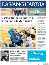 Portada La Vanguardia 2018-09-26