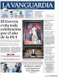 Portada La Vanguardia 2018-10-27