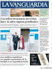 Portada La Vanguardia 2018-11-28