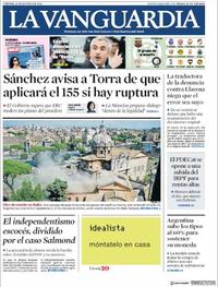 La Vanguardia - 31-08-2018