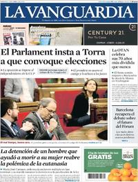 Portada La Vanguardia 2019-04-05