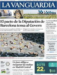 Portada La Vanguardia 2019-07-06