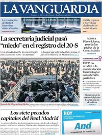 Portada La Vanguardia 2019-03-07
